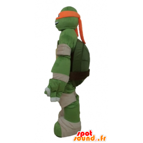 Maskot Michelangelo, den berömda orange sköldpaddan i Ninja