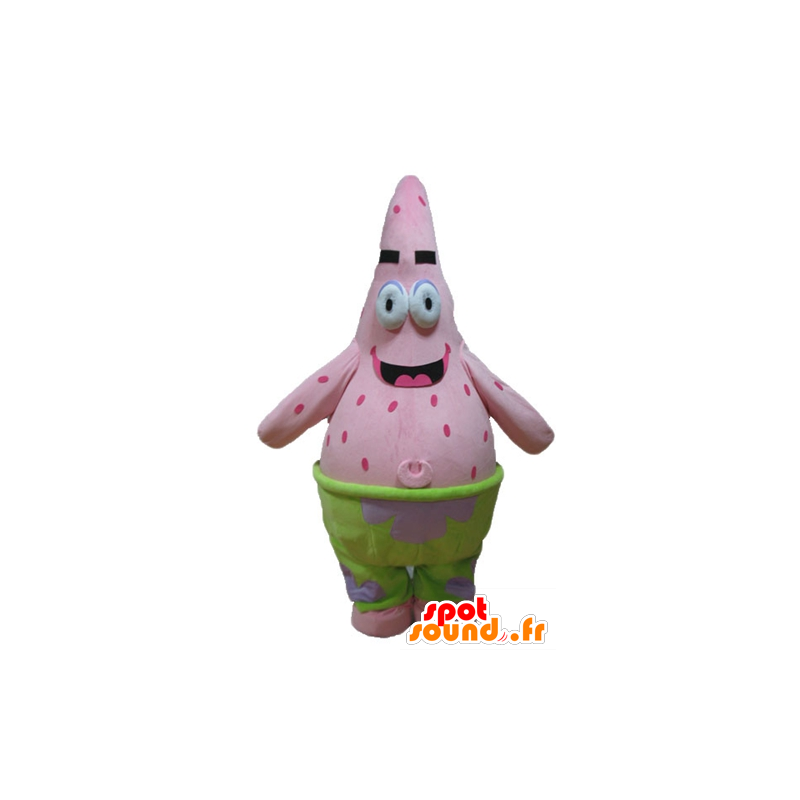 Maskot Patrick, känd rosa sjöstjärna, SpongeBob SquarePants -