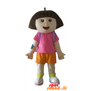 Dora Explorer-maskotten, berømt tegneseriepige - Spotsound