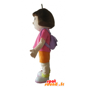 Dora the Explorer maskot, berömd tecknad flicka - Spotsound