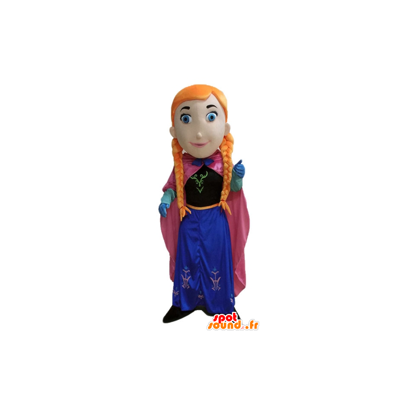 Redhead mascot, princess with braids - MASFR23667 - Mascots boys and girls