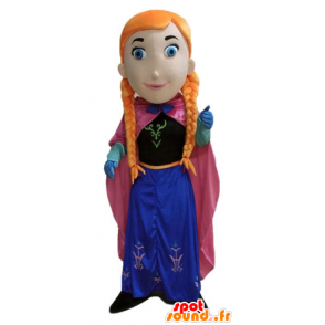 Mascotte de fille rousse, de princesse avec des tresses - MASFR23667 - Mascottes Garçons et Filles