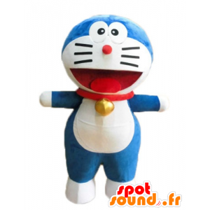 Doraemon mascot, the famous blue cat manga - MASFR23673 - Mascots famous characters