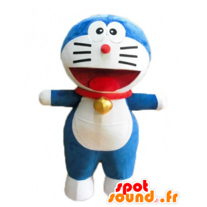 Mascotte de Doraemon, célèbre chat bleu de manga - MASFR23673 - Mascottes Personnages célèbres