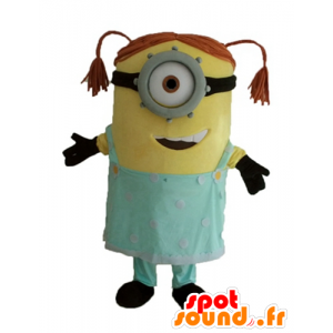 Minion Pippi Langstrumpf Maskottchen Zeichentrickfigur - MASFR23674 - Maskottchen berühmte Persönlichkeiten