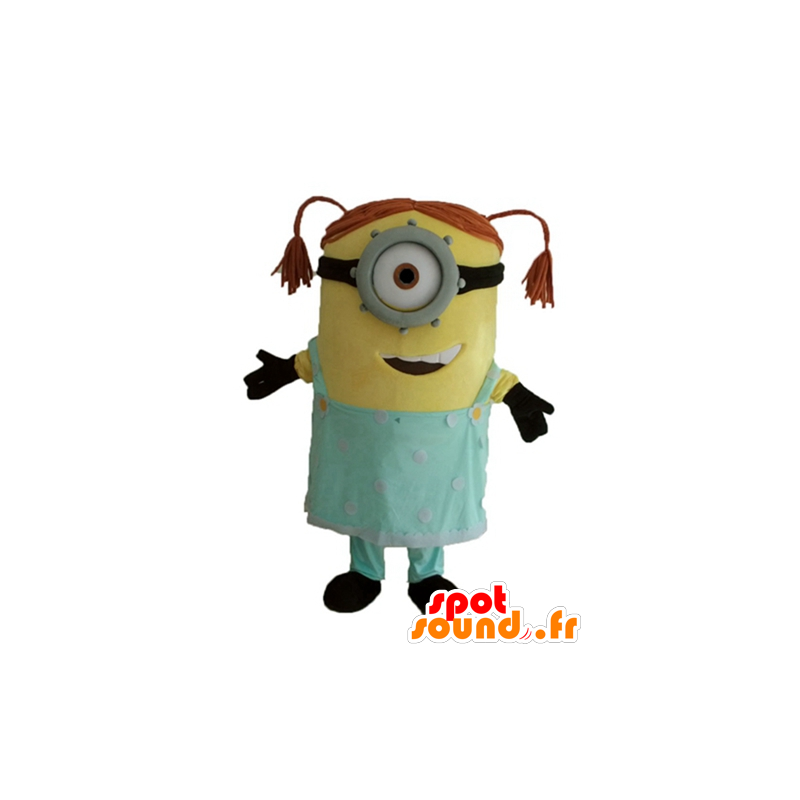 Minion Pippi Longstocking mascot, cartoon character - MASFR23674 - Mascots famous characters