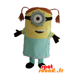 Minion Pippi Longstocking mascot, cartoon character - MASFR23674 - Mascots famous characters