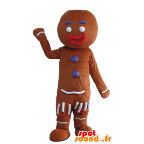 Ti cookie maskot, kjent pepperkaker i Shrek - MASFR23675 - Shrek Maskoter