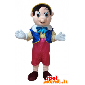 Mascotte de Pinocchio, célèbre personnage de dessin animé - MASFR23677 - Mascottes Pinocchio