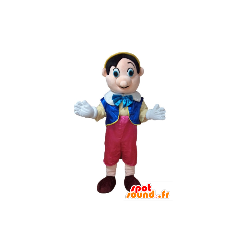 Mascotte de Pinocchio, célèbre personnage de dessin animé - MASFR23677 - Mascottes Pinocchio