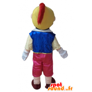 Mascotte de Pinocchio, célèbre personnage de dessin animé - MASFR23677 - Mascottes Pinocchio