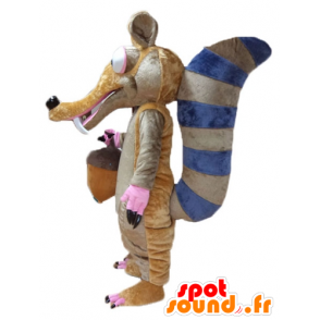 Mascot Scrat, de beroemde eekhoorn uit de ijstijd - MASFR23678 - Celebrities Mascottes