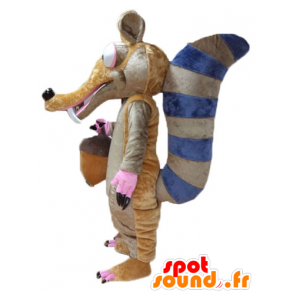 Mascot Scrat, the famous squirrel from the Ice Age - MASFR23678 - Mascots famous characters