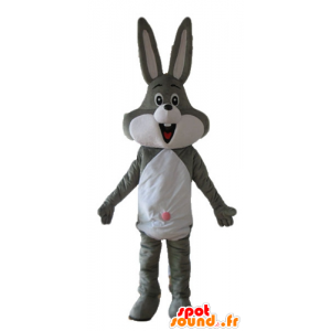 Bugs Bunny mascote, coelho cinza famosa Looney Tunes - MASFR23681 - Bugs Bunny Mascotes