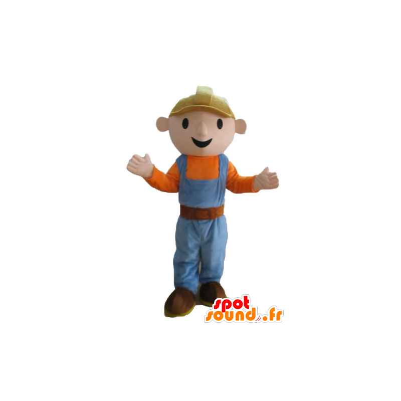 Maskot pracovník, údržbář s barevnými oblečení - MASFR23682 - lidské Maskoti Maskot pracovník, údržbář s barevnými oblečení - MASFR23682 - lidské Maskoti