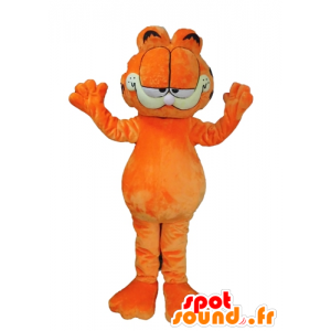 Garfield mascota, dibujo animado del gato famoso de naranja