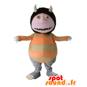 Gnomo Mascotte, pixie, strane corna creatura ave - MASFR23684 - Mascotte animale mancante