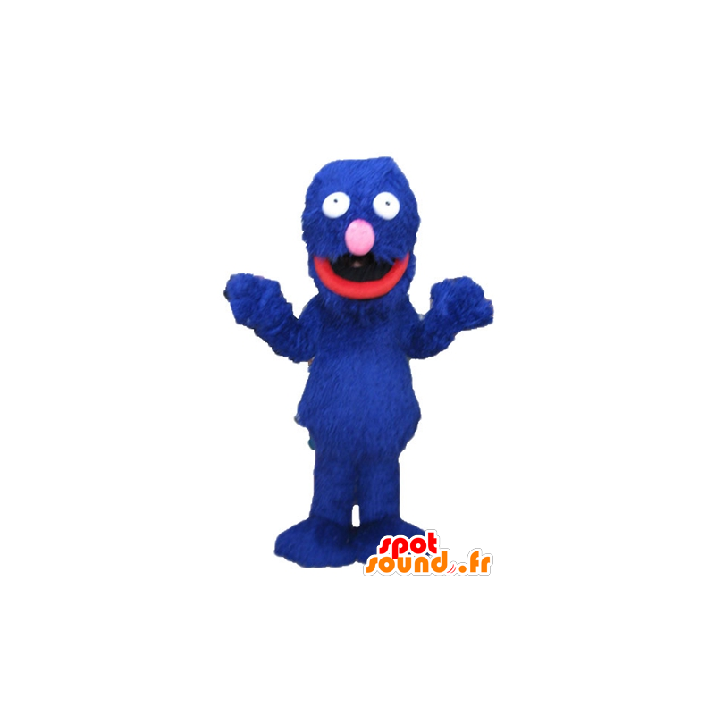 Mascot Grover beroemde Blue Monster Sesamstraat - MASFR23686 - Celebrities Mascottes