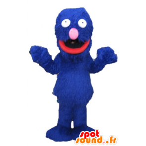 Mascotte de Grover, célèbre monstre bleu de Sésame street - MASFR23686 - Mascottes Personnages célèbres