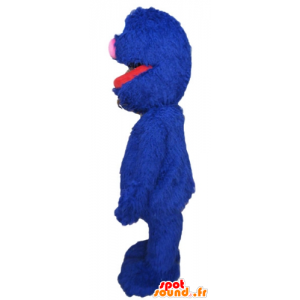 Mascotte de Grover, célèbre monstre bleu de Sésame street - MASFR23686 - Mascottes Personnages célèbres