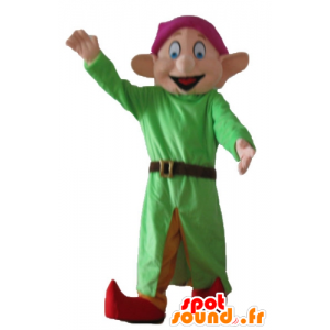 Dopey mascotte, de beroemde dwerg van Snow White - MASFR23689 - Mascottes september dwergen