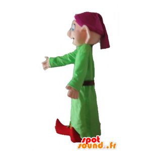 Dopey mascotte, de beroemde dwerg van Snow White - MASFR23689 - Mascottes september dwergen