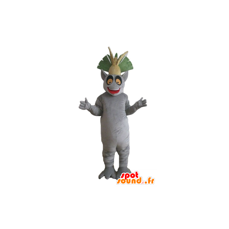 Mascotte de lémurien, personnage du dessin animé Madagascar - MASFR23692 - Mascottes Personnages célèbres