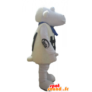 Grandi pecore bianche mascotte, molto divertente e originale - MASFR23693 - Famosi personaggi mascotte