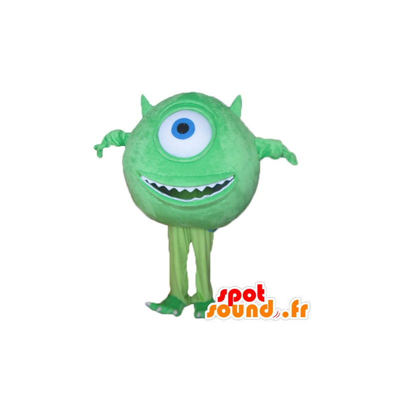 Mascot Mike Wazowski kuuluisa hahmo Monsters and Co. - MASFR23696 - Monster & Cie Mascots