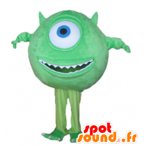 Mascot Mike Wazowski beroemde personage uit Monsters en Co. - MASFR23696 - Monster & Cie Mascottes