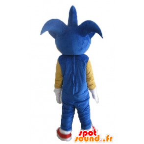 Maskottchen Sonic, dem berühmten blauen Igel Videospiel - MASFR23697 - Maskottchen berühmte Persönlichkeiten