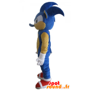 Mascot Sonic, the famous blue hedgehog video game - MASFR23697 - Mascots famous characters