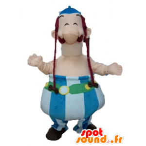 Mascotte Obelix, the famous cartoon character - MASFR23702 - Asterix and Obelix mascots