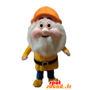 Mascot bearded dwarf of Snow White cartoon drawing - MASFR23704 - Mascots seven dwarves