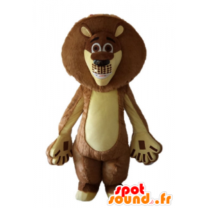 Mascot Alex, berømt løve tegneserie Madagaskar - MASFR23706 - kjendiser Maskoter