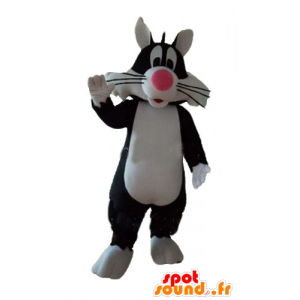 Sylvester Mascot beroemde zwarte kat cartoon - MASFR23707 - Mascottes TiTi en Sylvester