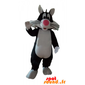 Sylvester mascotte famoso cartone animato gatto nero - MASFR23707 - Silvestro e Titti mascotte