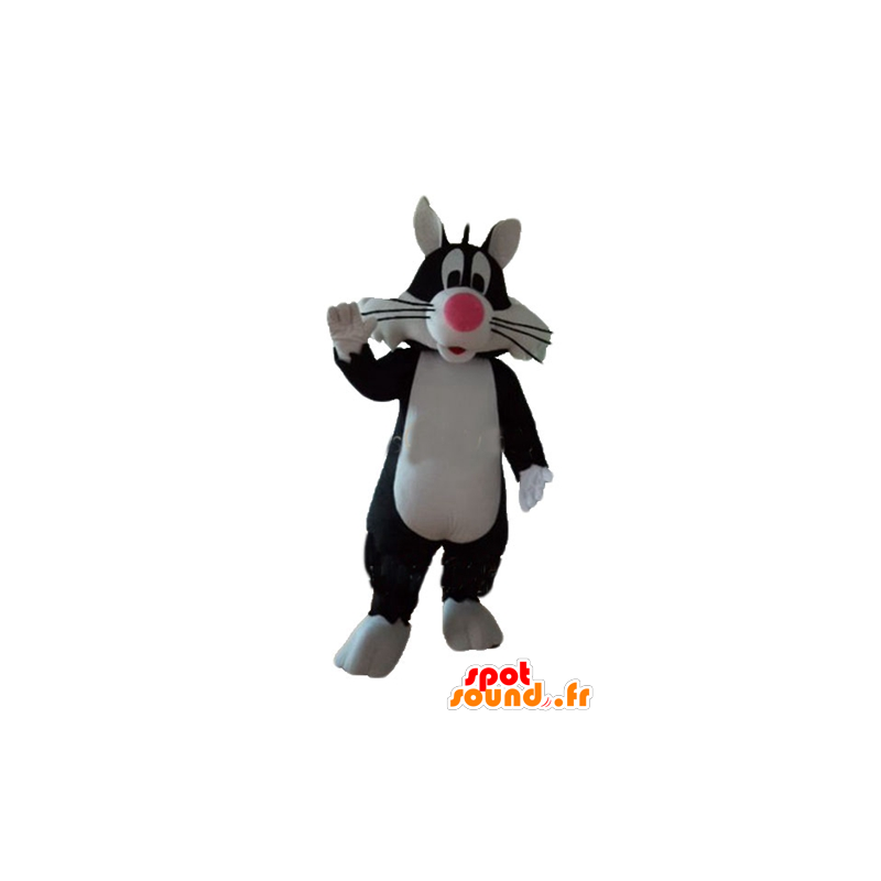 Mascotte de Grosminet, célèbre chat noir de dessin animé - MASFR23707 - Mascottes TiTi et Grosminet