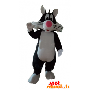 Sylvester Mascot berømte svart katt tegneserie - MASFR23707 - Maskoter TiTi og Sylvester