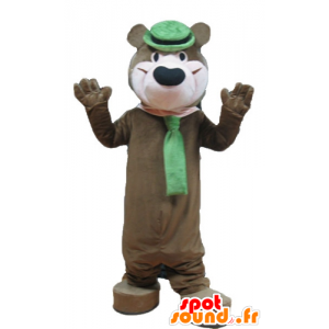 Yogi mascot, the famous brown bear cartoon - MASFR23710 - Bear mascot