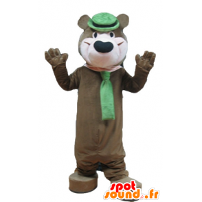 Maskotka Yogi, słynny brązowy niedźwiedź kreskówki - MASFR23710 - Maskotka miś