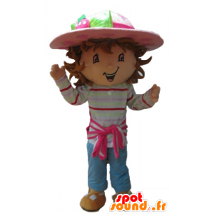 Charlotte mascot Strawberry cartoon character - MASFR23713 - Mascots famous characters