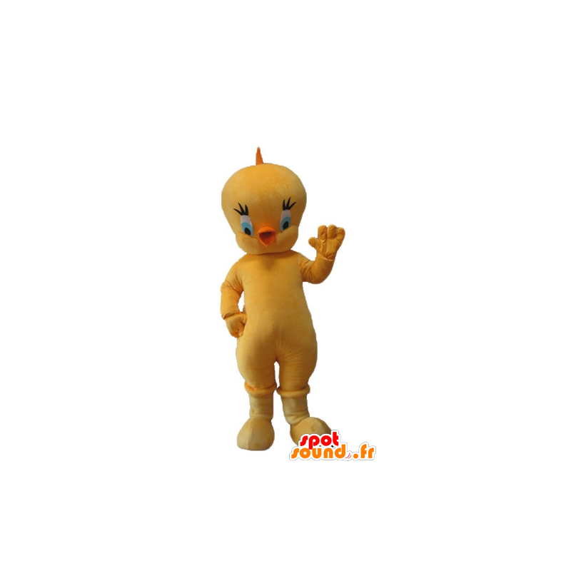 Titi mascot, the famous canary yellow Looney Tunes - MASFR23714 - Mascots Tweety and Sylvester