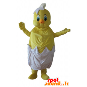Titi mascot, the famous canary yellow Looney Tunes - MASFR23728 - Mascots Tweety and Sylvester