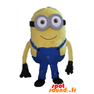 Minion maskot, berømt gul tegneseriefigur - Spotsound maskot