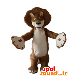 Mascotte d'Alex, célèbre lion du dessin animé Madagascar - MASFR23731 - Mascottes Personnages célèbres