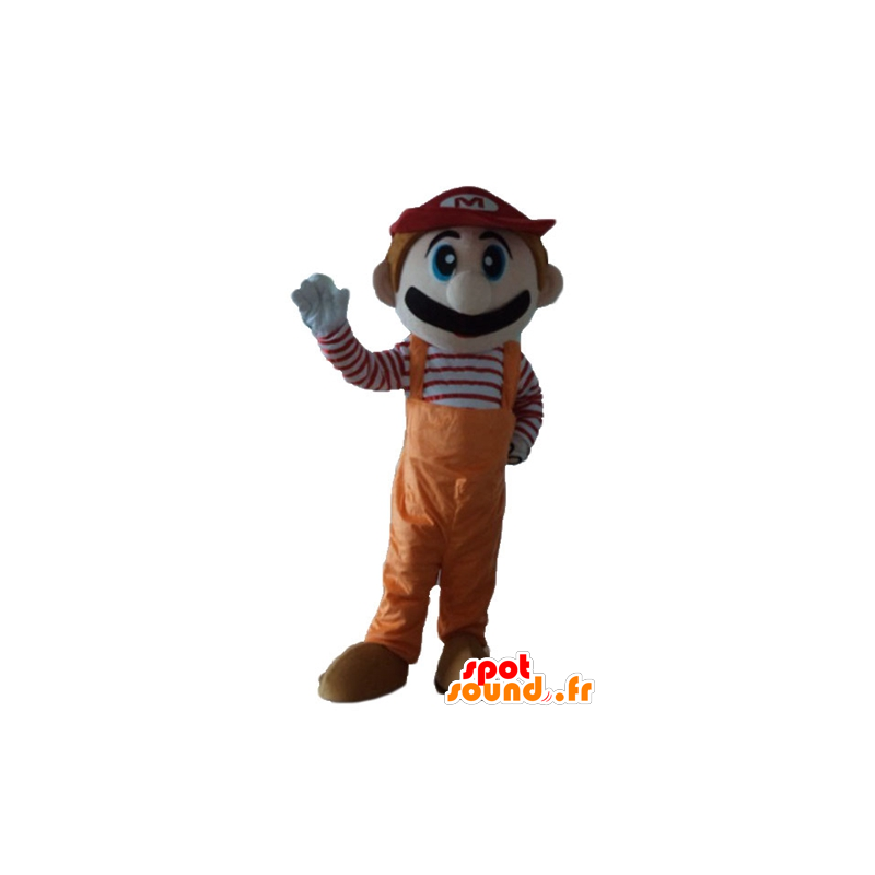 Maskot Mario, slavný charakter videohry - MASFR23732 - mario Maskoti