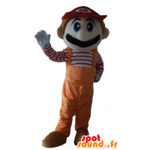 Mascot Mario, personagem do jogo famoso vídeo - MASFR23732 - Mario Mascotes