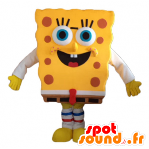 Maskot SpongeBob, žlutá kreslená postavička - MASFR23733 - Bob houba Maskoti