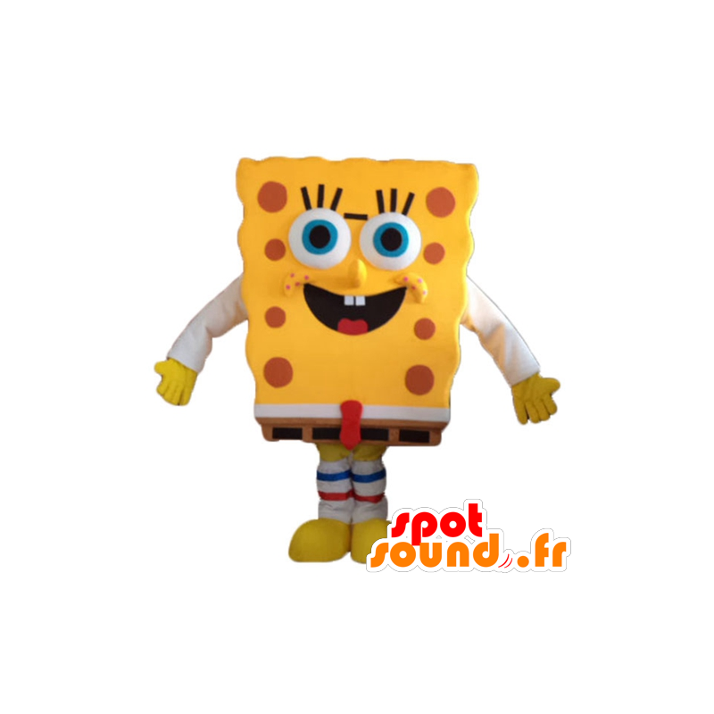 Mascot SpongeBob, caráter amarelo dos desenhos animados - MASFR23733 - Mascotes Bob Esponja